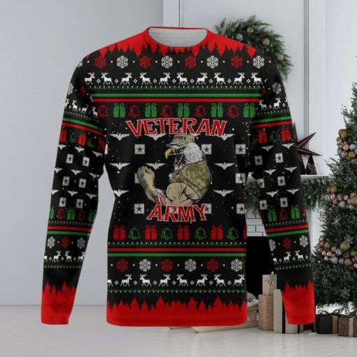 Veteran Army Ugly Christmas Sweater Gift For Men And Women