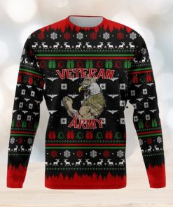 Veteran Army Ugly Christmas Sweater Gift For Men And Women