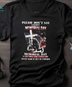 Veteran Please Don't Say Happy Memorial Day Classic T Shirt