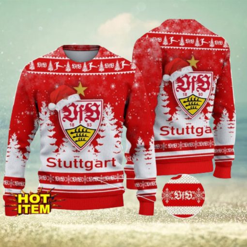 VfB Stuttgart Bundesliga Fans Germany League Ugly Christmas Sweater Christmas Gift