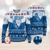 Union Saint Gilloise 3D Ugly Christmas Sweater Christmas Holiday Gift Custom Name For Men And Women