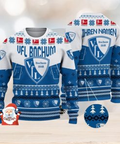 VfL Bochum 3D Ugly Christmas Sweater Christmas Holiday Gift Custom Name For Men And Women