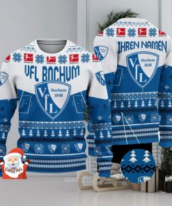 VfL Bochum 3D Ugly Christmas Sweater Christmas Holiday Gift Custom Name For Men And Women