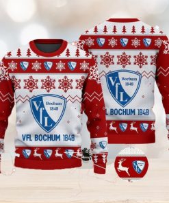 VfL Bochum Big Logo Ugly Christmas Tree Red Sweater Gift For Christmas