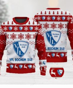 VfL Bochum Big Logo Ugly Christmas Tree Red Sweater Gift For Christmas