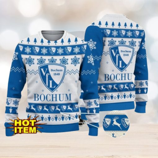 VfL Bochum Bundesliga Fans Football 3D Ugly Christmas Sweater Christmas Gift