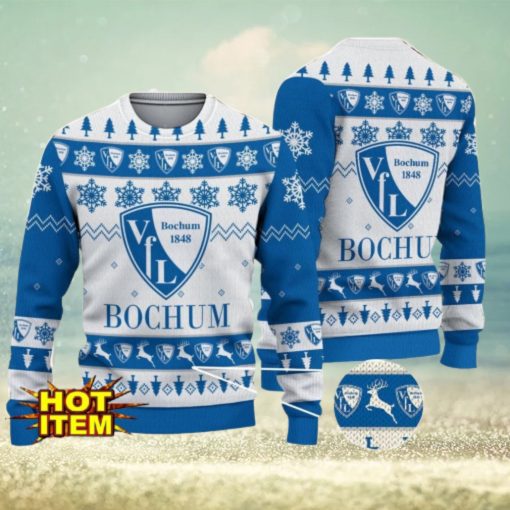 VfL Bochum Bundesliga Fans Football 3D Ugly Christmas Sweater Christmas Gift