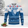 Toronto Blue Jays Logo Wearing Santa Hat Christmas Gift Ugly Christmas Sweater Christmas Gift Ideas