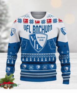 VfL Bochum Snowflakes Tree Custom Name Ugly Christmas Sweater New For Fans Gift Holidays Christmas