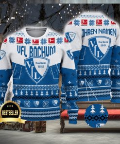 VfL Bochum Ugly Christmas Sweater Logo Custom Name Gift Fans