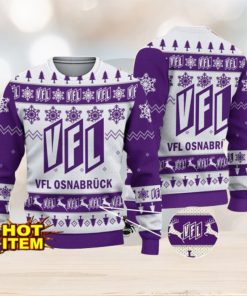 VfL Osnabruck 3D Christmas Ugly Christmas Sweater Christmas Gift Bundesliga Fans