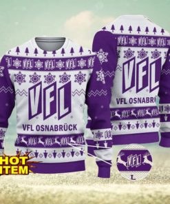 VfL Osnabruck 3D Christmas Ugly Christmas Sweater Christmas Gift Bundesliga Fans