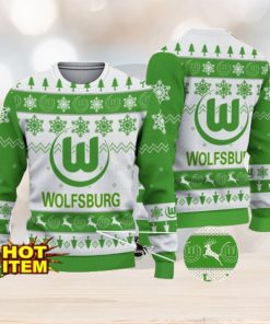 VfL Wolfsburg Bundesliga Fans Football 3D Ugly Christmas Sweater Christmas Gift