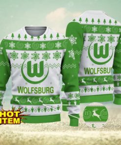 VfL Wolfsburg Bundesliga Fans Football 3D Ugly Christmas Sweater Christmas Gift