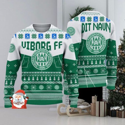 Viborg FF 3D Ugly Christmas Sweater Christmas Holiday Gift Custom Name For Men And Women