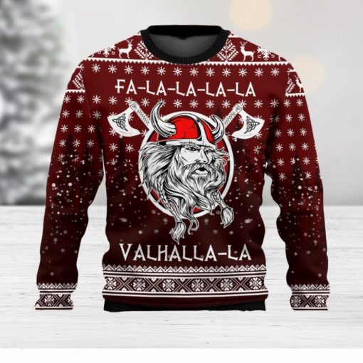 Vikings Fa La La La Ugly Christmas Sweater