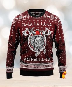 Vikings Fa La La La Ugly Christmas Sweater