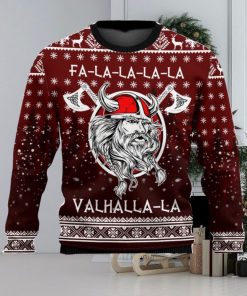 Vikings Fa La La La Ugly Christmas Sweater