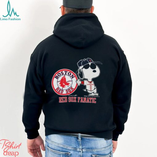 Vintage 80s Snoopy Boston Red Sox Joe Cool Baseball Shirt