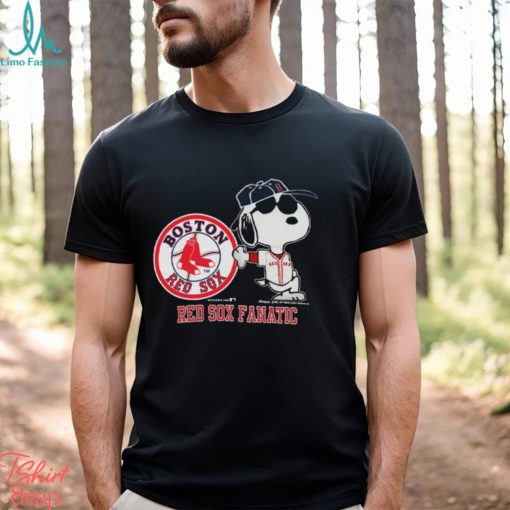 Vintage 80s Snoopy Boston Red Sox Joe Cool Baseball Shirt