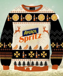 Vintage Aperol Spritz 06 Ugly Christmas Sweater, Gift for Christmas Holiday