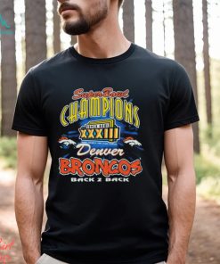Vintage Broncos Back 2 Back Champs Bowl Shirt