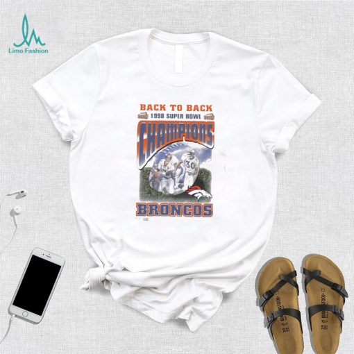 Vintage Broncos Super Bowl Champions XXXIII Back to back broncos 1998 2023 Shirt