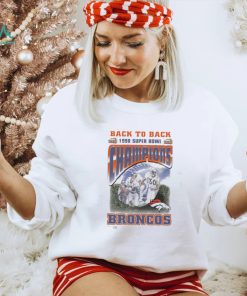 Vintage Broncos Super Bowl Champions XXXIII Back to back broncos 1998 2023 Shirt