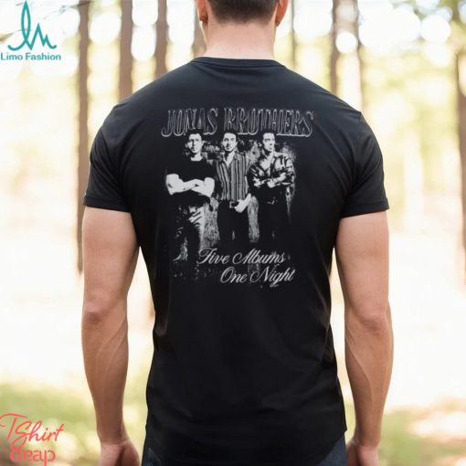 Vintage Jonas Brother Shirt Retro Five Albums One Night Tour Sweatshirt Classic