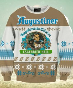 Vintage Our Beers Augustiner Ugly Christmas Sweater, Gift for Christmas Holiday