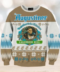 Vintage Our Beers Augustiner Ugly Christmas Sweater, Gift for Christmas Holiday