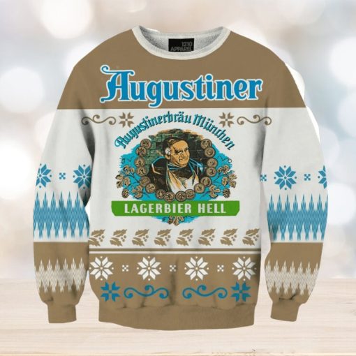 Vintage Our Beers Augustiner Ugly Christmas Sweater, Gift for Christmas Holiday