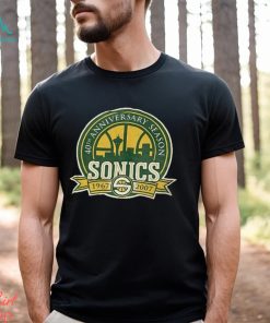 Vintage Seattle Sonics 40th Anniversary T Shirt