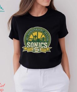 Vintage Seattle Sonics 40th Anniversary T Shirt