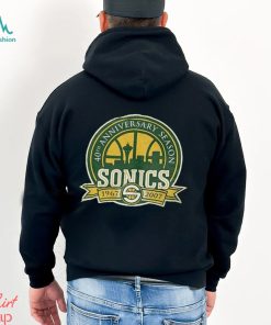 Vintage Seattle Sonics 40th Anniversary T Shirt