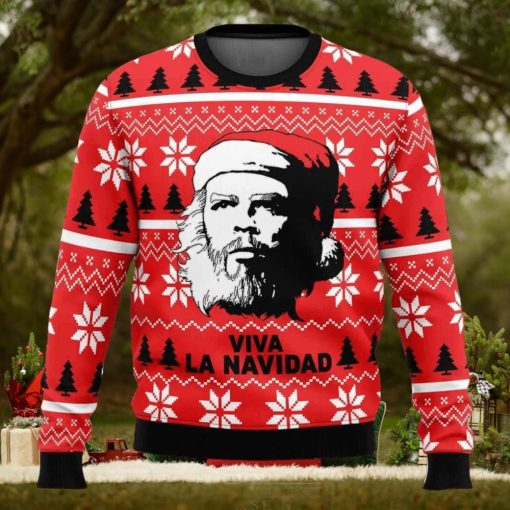 Viva La Navidad Che Guevara Ugly Christmas Sweater