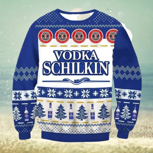 Vodka Schilkin Ugly Christmas Sweater, Gift for Christmas Holiday