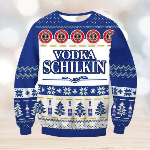 Vodka Schilkin Ugly Christmas Sweater, Gift for Christmas Holiday