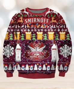 Vodka Smirnoff Ugly Christmas Sweater, Gift for Christmas Holiday