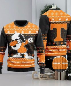 Volunteers Snoopy Dabbing Knitted Ugly Christmas Sweater