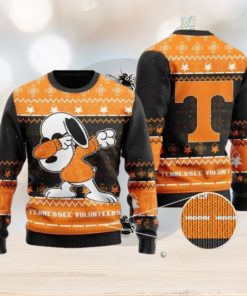 Volunteers Snoopy Dabbing Knitted Ugly Christmas Sweater