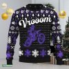 Vrooom 250 SX F Motorcross Knitted Christmas Sweater New AOP Gift Holidays