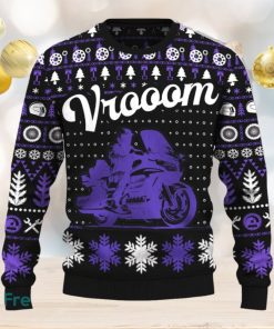 Vrooom Gold Wing Ugly Christmas Sweater New Pattern Motorcross Holidays Gift Fans