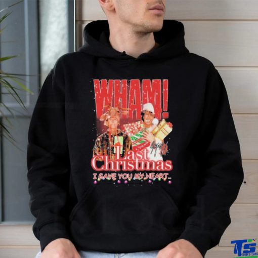 WHAM Last Christmas I Gave You My Heart Signature Shirt