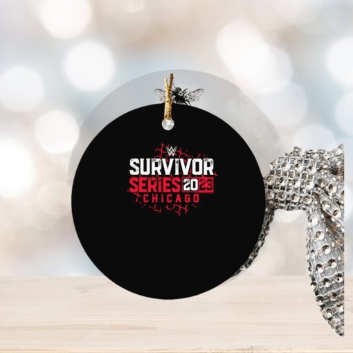 WWE Survivor Series 2023 Chicago Chain Link Fence Ornament