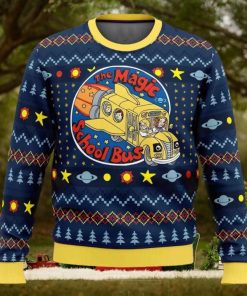 Wahoo The Magic School Bus Ugly Christmas Sweater