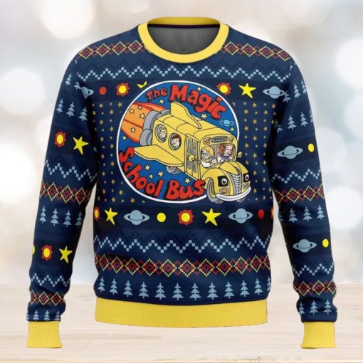 Wahoo The Magic School Bus Ugly Christmas Sweater