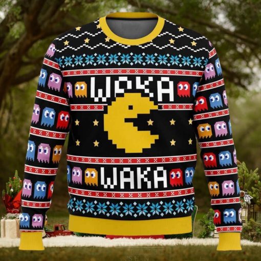 Waka Waka Pac Man Ugly Christmas Sweater