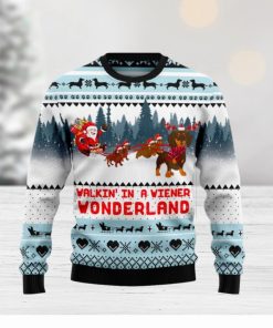 Walkin‘ In A Weiner Wonderland Ugly Christmas Sweater New For Men And Women Gift Holidays Christmas