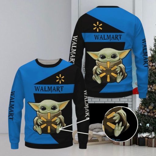 Walmart Baby Yoda Ugly Christmas Sweater